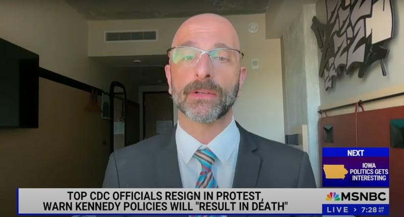 Dr. Demetre Daskalakis became the Director of the CDC’s National Center for Immunization and Respiratory Diseases in August 2023. He resigned this week.