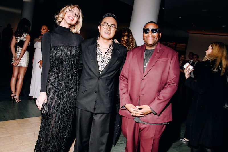 Heidi Gardner, Bowen Yang, Kenan Thompson at the WSJ Innovator Awards held at the Museum of Modern Art on October 29, 2024