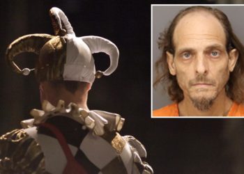 Florida man dressed in full jester costume arrested for pulling 12-inch dagger on landscaper over loud mowing