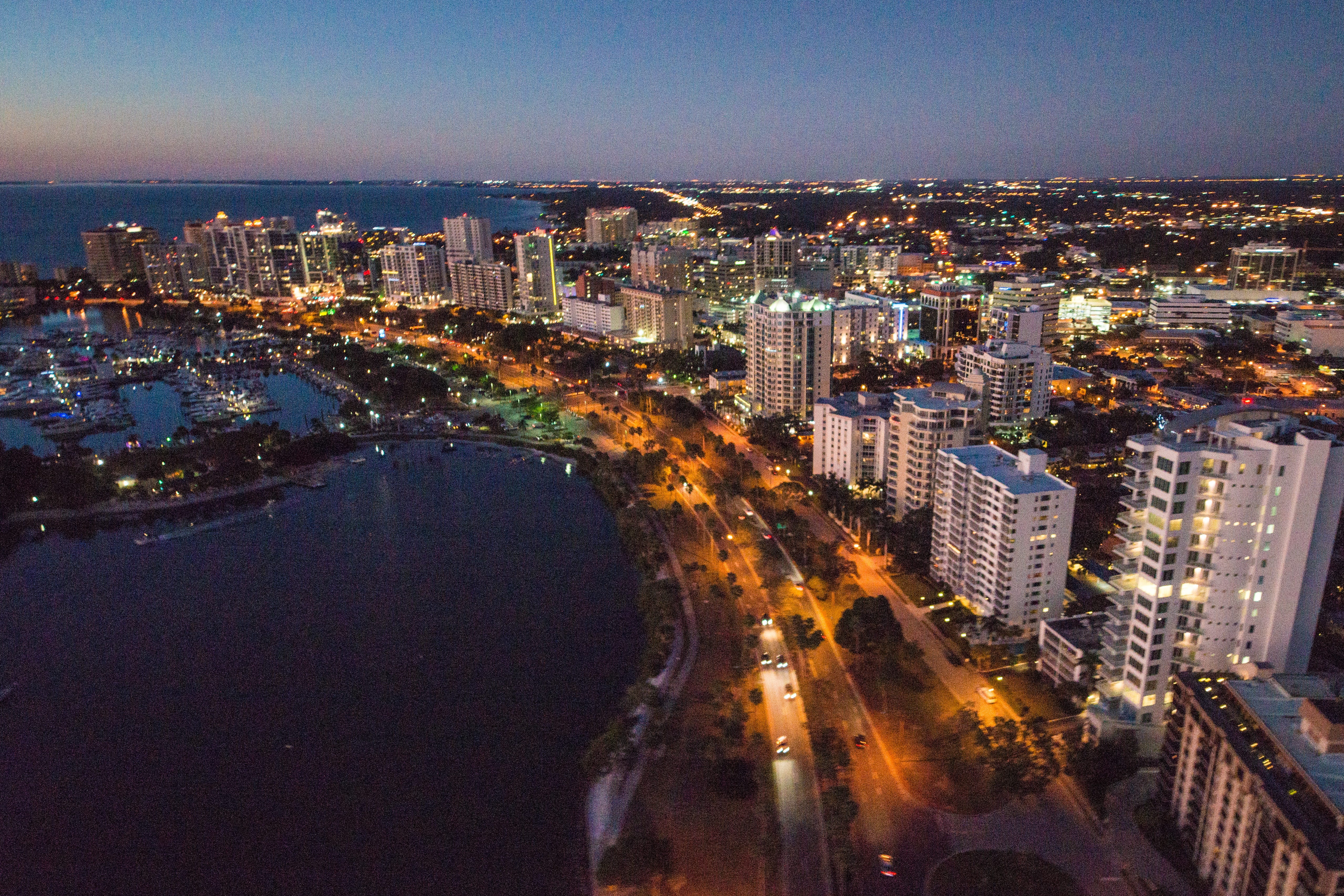 Sarasota, Florida skyline.