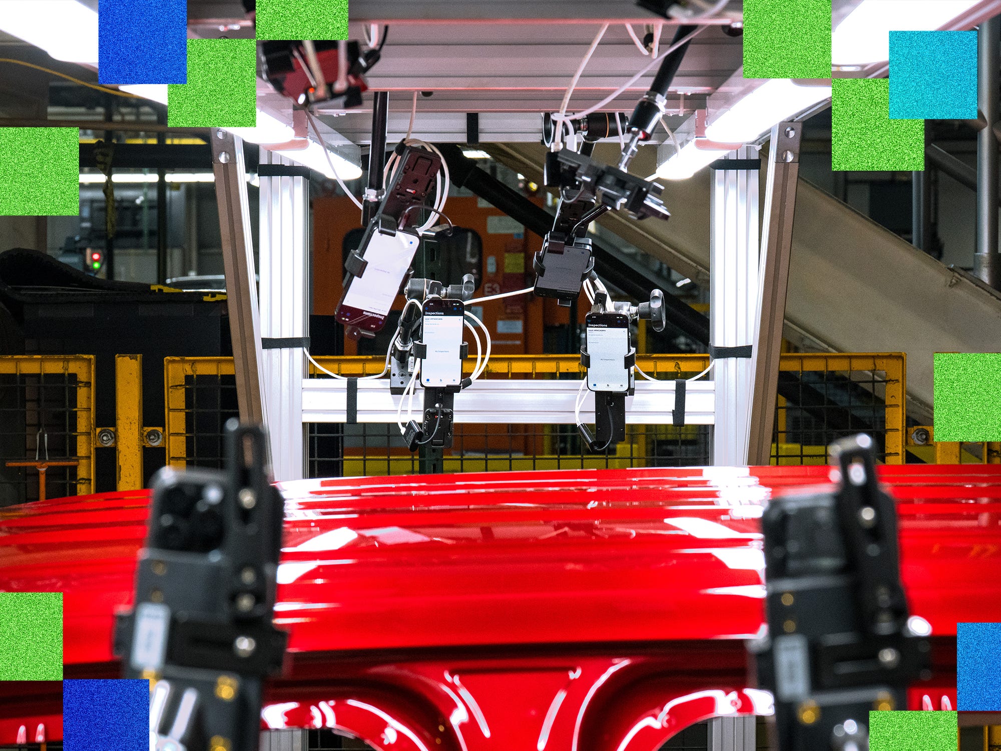 Viewing devices track assembly line to teach AI at Ford Detroit plant
