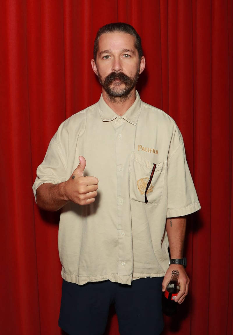 LONDON, ENGLAND - JULY 08: Shia LaBeouf attends the UK Premiere of "Salvable" at The Curzon Soho on July 08, 2025 in London, England. (Photo by Dave Benett/WireImage)