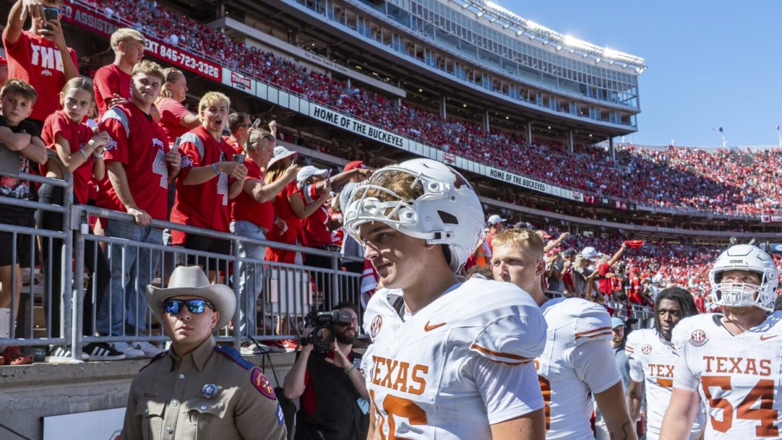 Full of expectations, Arch Manning struggles as top-ranked Texas falls at No. 3 Ohio State