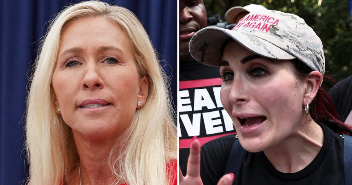 LAURA LOOMER CALLS MARJORIE TAYLOR GREENE A “LYING FAKE CHRISTIAN WHORE”! [DEEP MINK has not yet been able to fact-check the claim] 😬