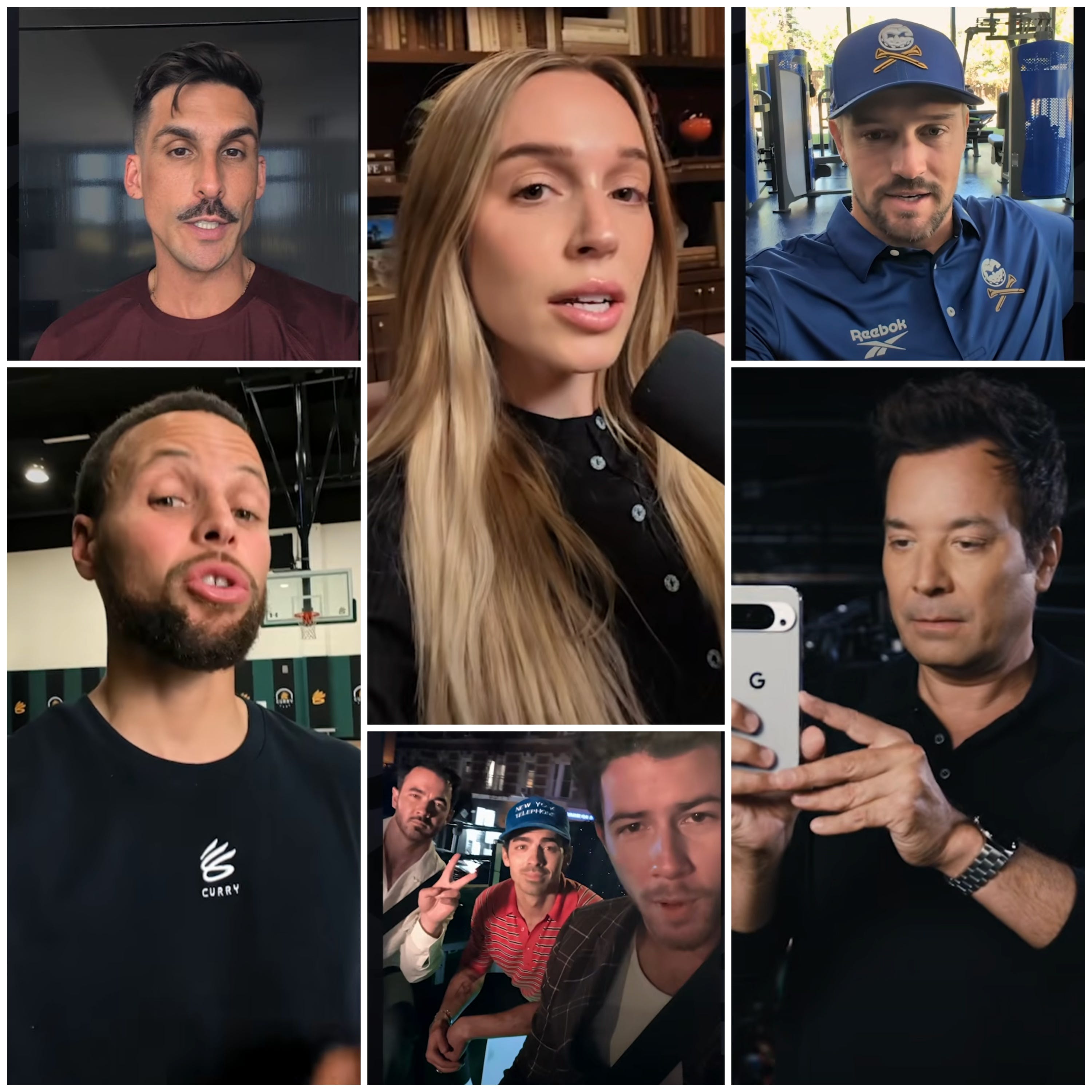 screenshot of celebrities at Made By Google