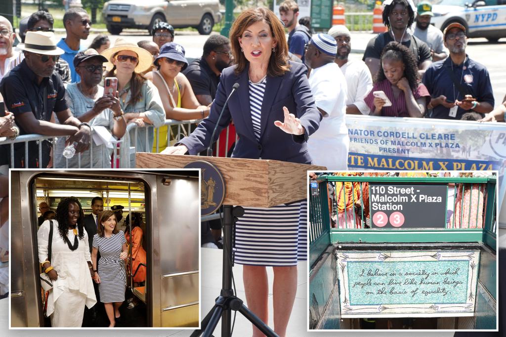 Gov. Hochul renames Central Park subway station after civil rights revolutionary Malcolm X