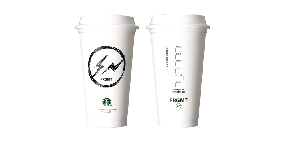 Hiroshi Fujiwara and Starbucks Japan Debut “BBTEA by FRAGMENT” Drink With Reusable Cup