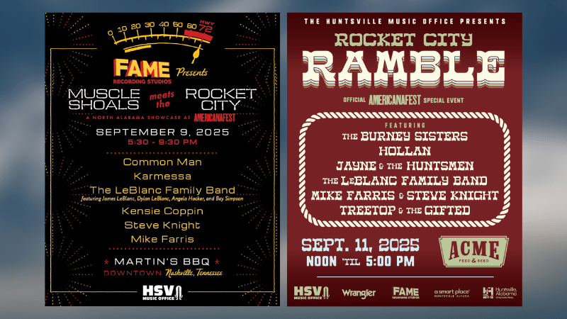Huntsville Music Office showcases North Alabama sound at AMERICANAFEST 2025 in Nashville