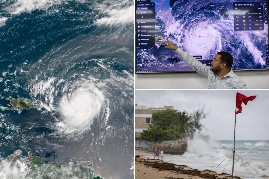 Hurricane Erin remains an extremely dangerous Category 4 cyclone north of Caribbean