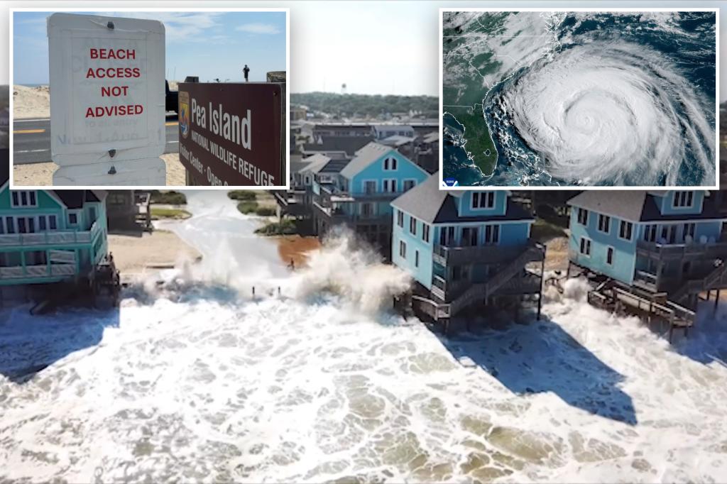 Hurricane Erin unleashes monster waves, shutting down beaches from Florida to New York