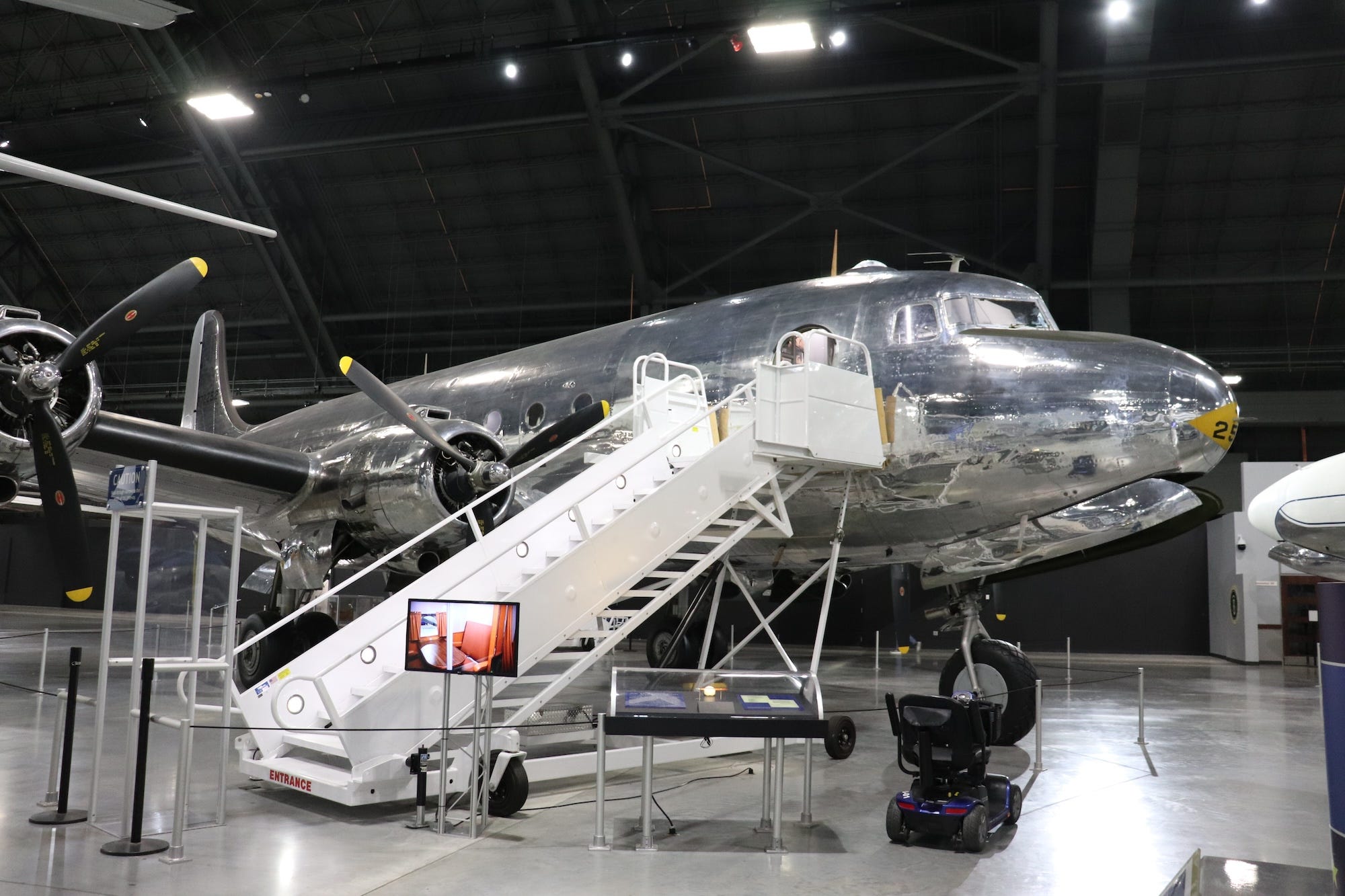The Douglas VC-54C, also known as "Sacred Cow."