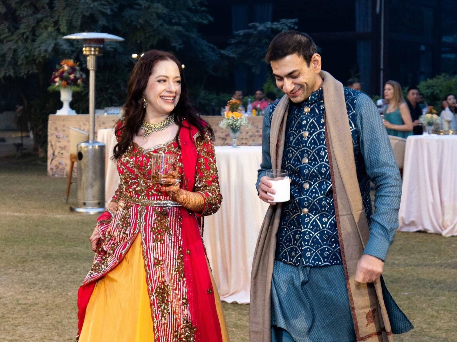 Couple at wedding