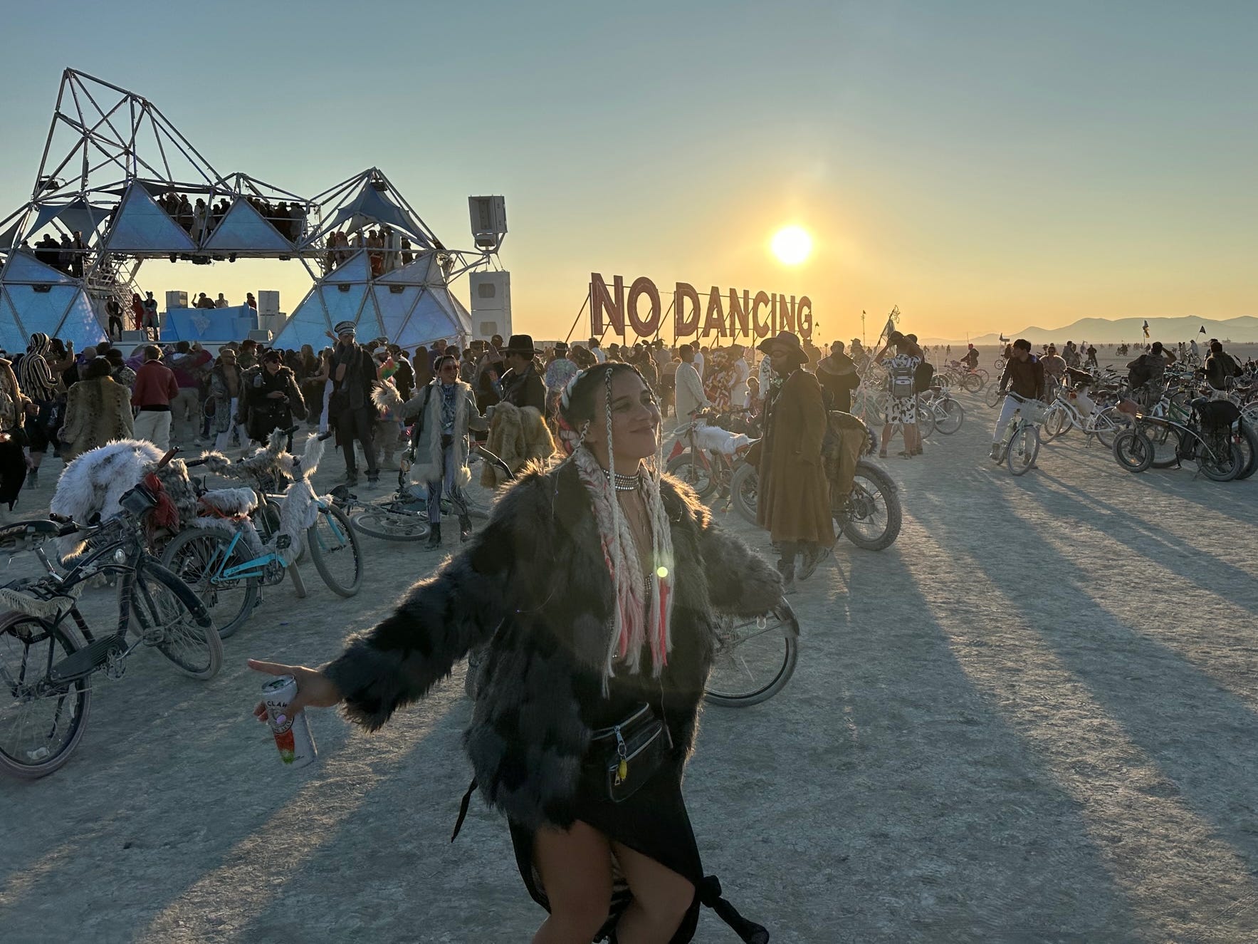 Anneta at Burning Man