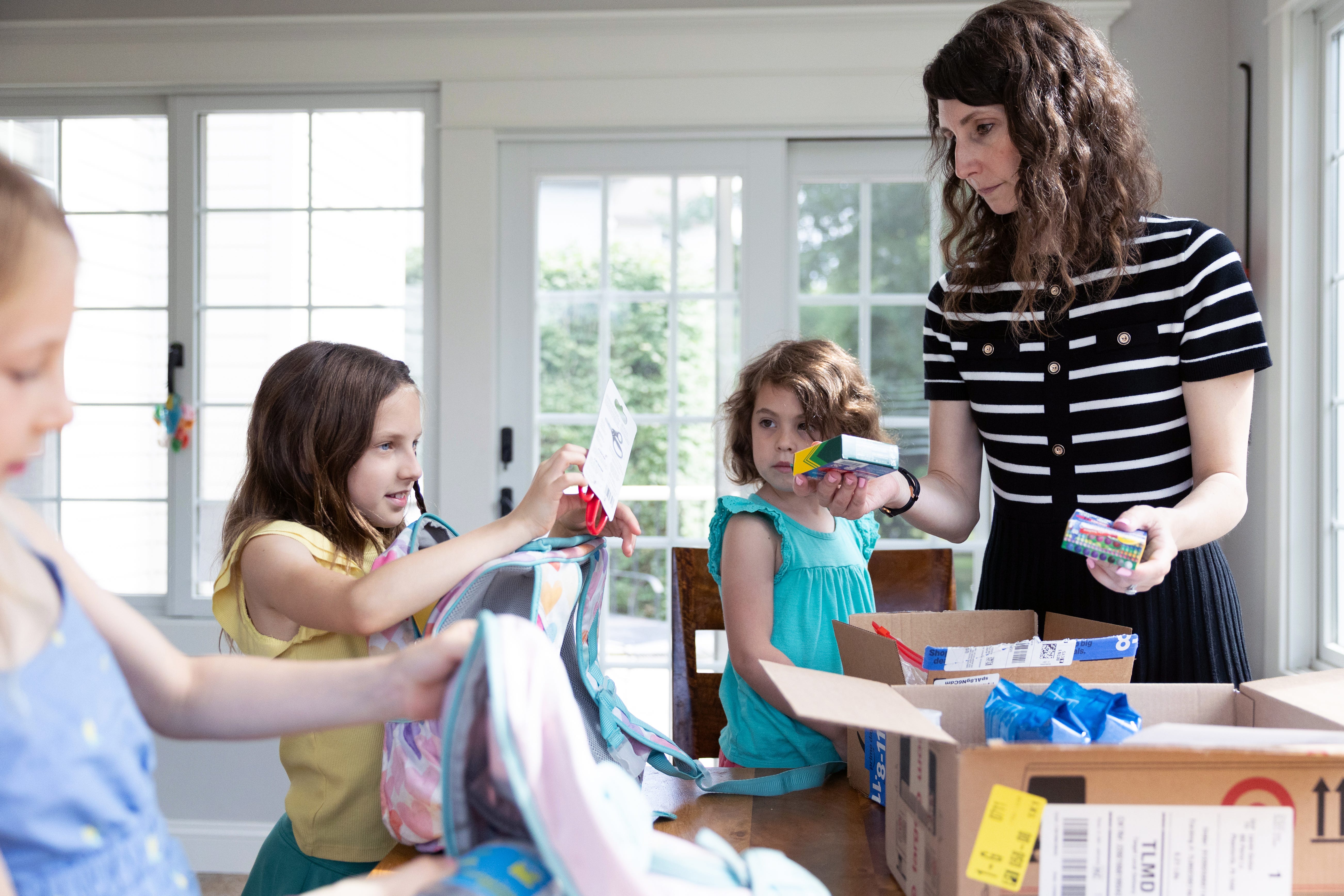 Lauren Gordon and her children.