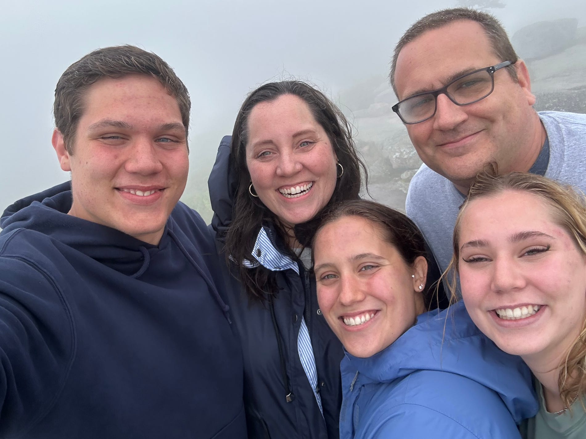 Rebecca Hastings and her family