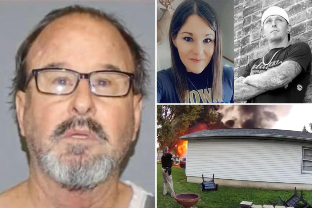 Iowa man, 71, dies after shooting 2 neighbors over dispute and setting his house on fire: officials