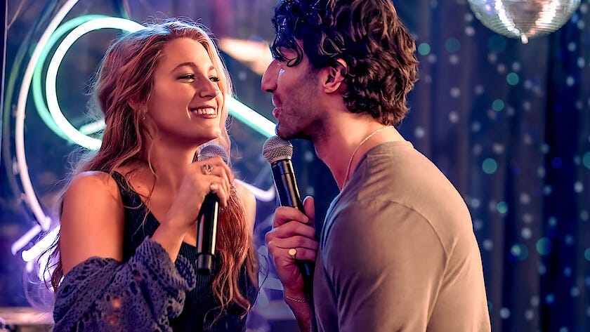 blake lively and justin baldoni in it ends with us