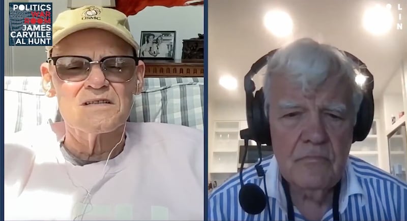 James Carville and Al Hunt.