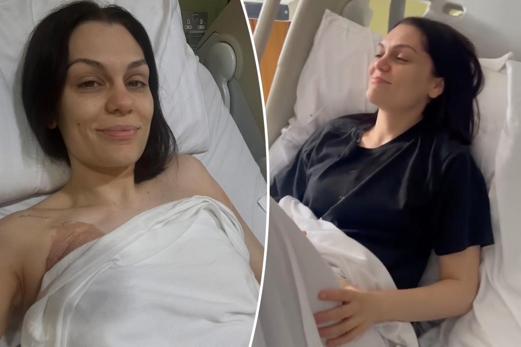Jessie J hospitalized 2 months after revealing breast cancer diagnosis: ‘Finding it hard to breathe in’
