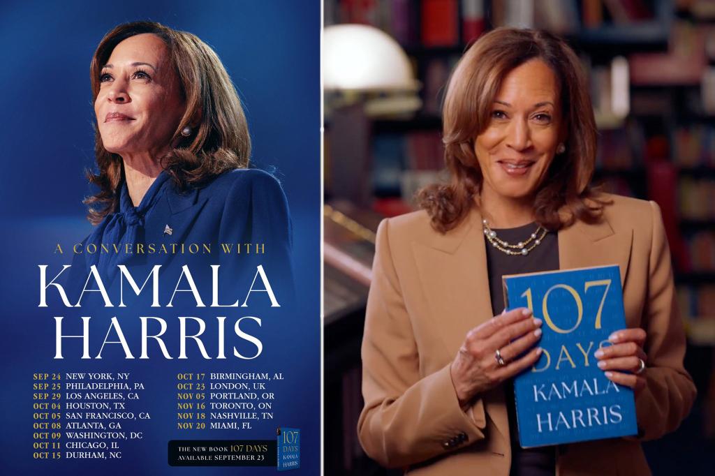Kamala Harris skewered over book tour for memoir on failed presidential campaign: ‘She’s doing a tour about how she lost?’