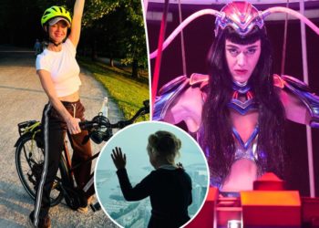 Katy Perry shares rare look at daughter Daisy, 4, in behind-the-scenes snaps from tour