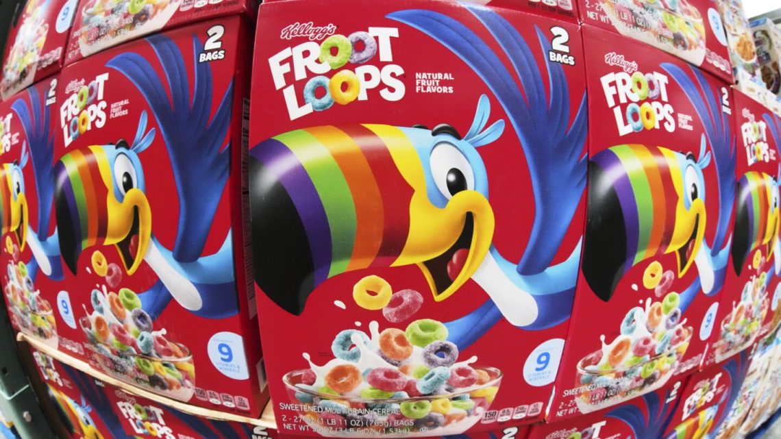 Kellogg says it will remove artificial dyes from cereals by the end of 2027
