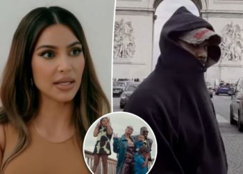 Kim Kardashian breaks down as Kanye West admits he stopped taking meds in trailer for rapper’s explosive new doc