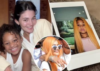 Kylie Jenner’s daughter, Stormi, recreates one of her mom’s iconic ‘King Kylie’ era looks