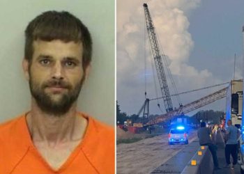 Louisiana man hijacks construction crane, causing several car crashes and prolonged closure of Interstate: police