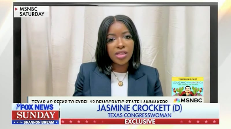 Jasmine Crockett raised concerns that redistricting Texas would take voting power away from minority groups.