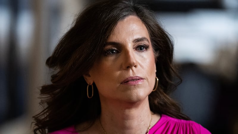 Rep. Nancy Mace, R-S.C., makes his way to a House Republican Conference meeting with President Donald Trump on the budget reconciliation bill in the U.S. Capitol on Tuesday, May 20, 2025.