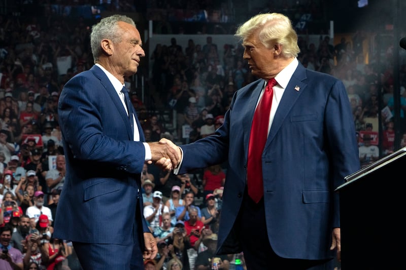 Robert F. Kennedy Jr. and Donald Trump