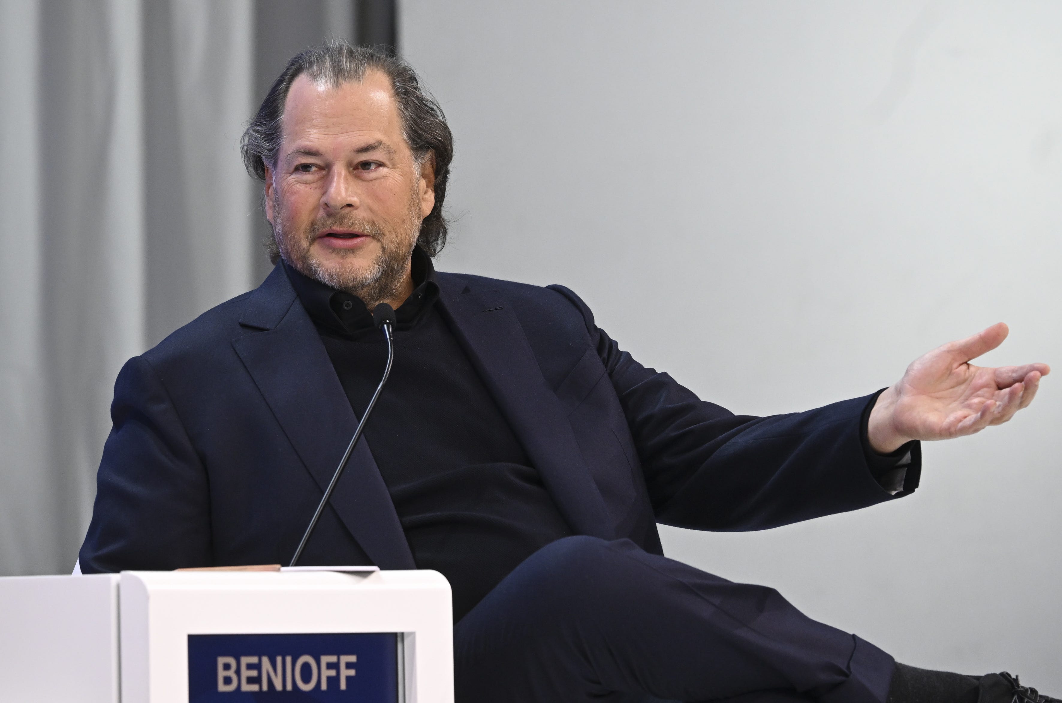 Marc Benioff is pictured.