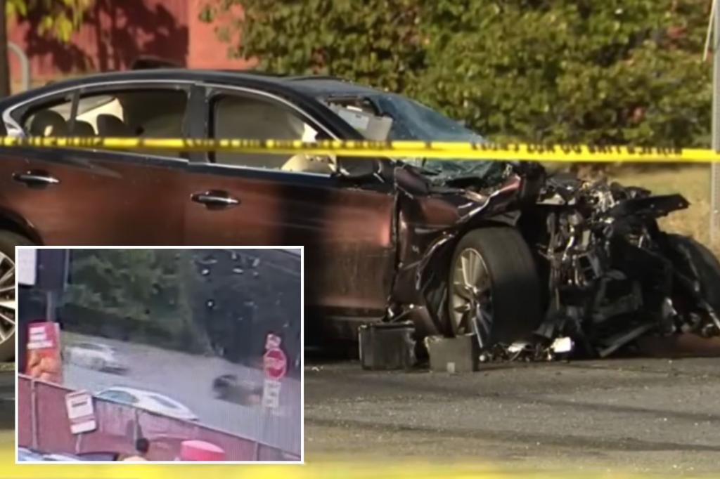 Maryland mother killed when 4 teens in stolen car slam into her and her child