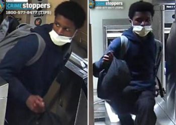 Masked teen slashed  29-year-old woman to near death with  large kitchen knife on NYC train after she refused to give up bag: prosecutors