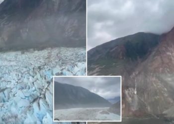 Massive Alaska landslide triggers ravaging tsunami with 10-15 foot waves