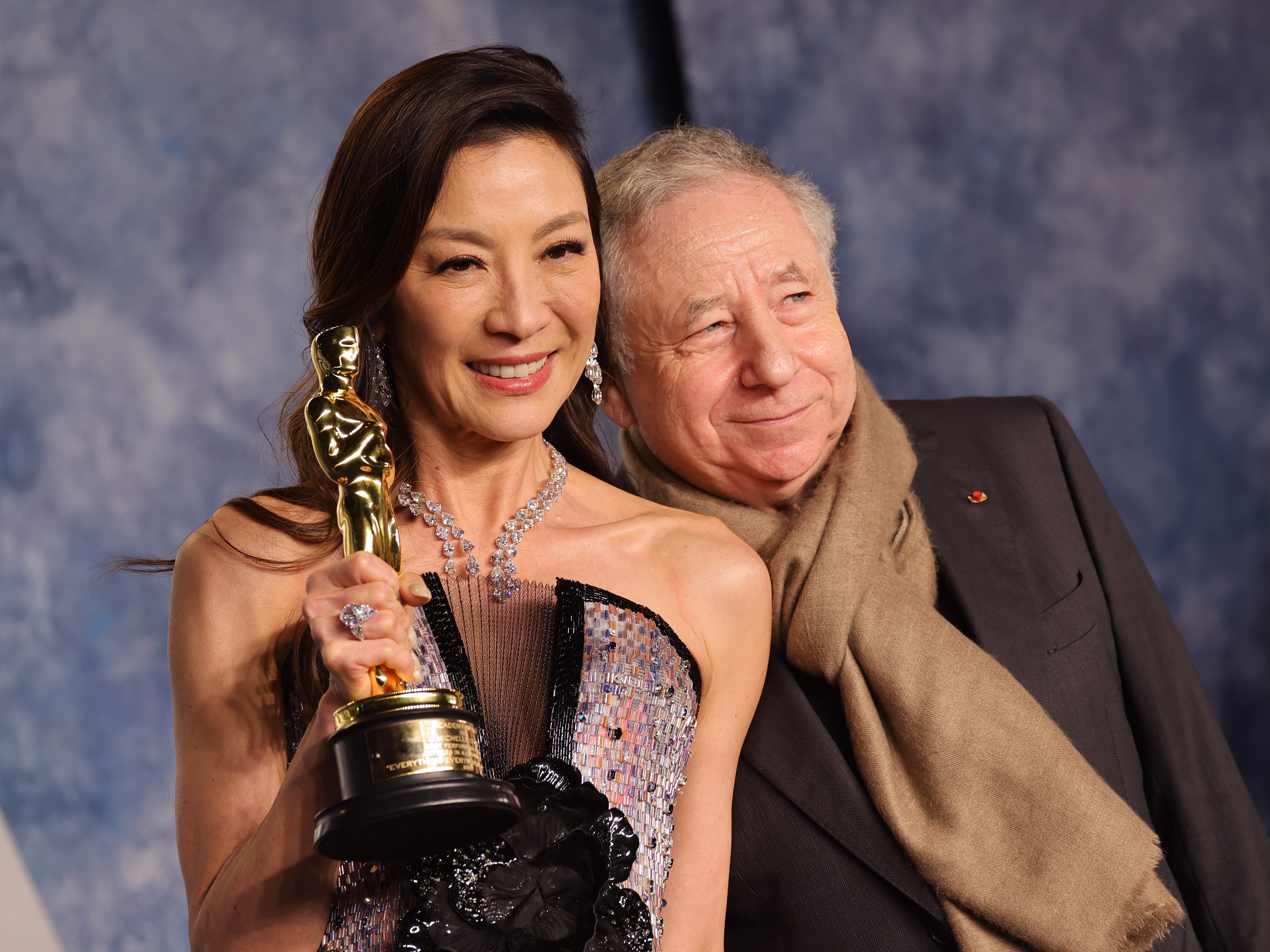 Michelle Yeoh and her husband, ex-Ferrari CEO Jean Todt.