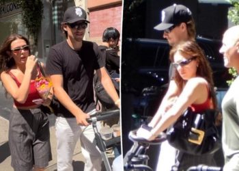 Millie Bobby Brown and Jake Bongiovi dote on newly adopted baby girl during NYC shopping trip