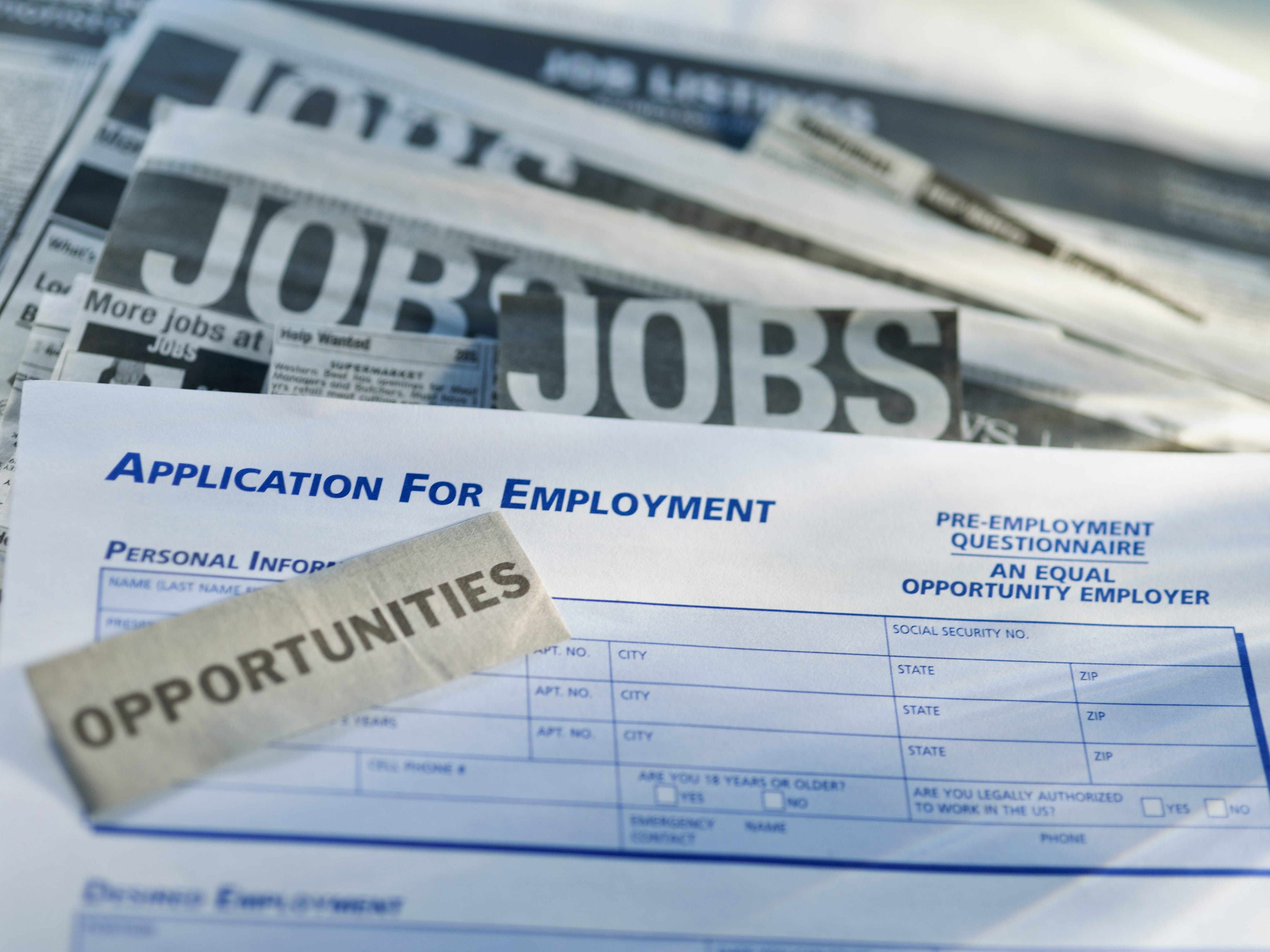 Job and employment papers