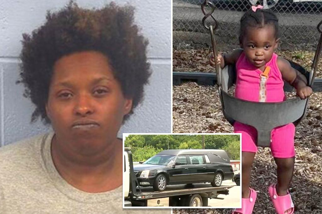 Mother allegedly dumped strangled body of her 1-year-old baby in hearse at funeral home: cops