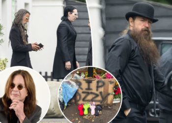 Music legends gather in UK for Ozzy Osbourne’s private funeral