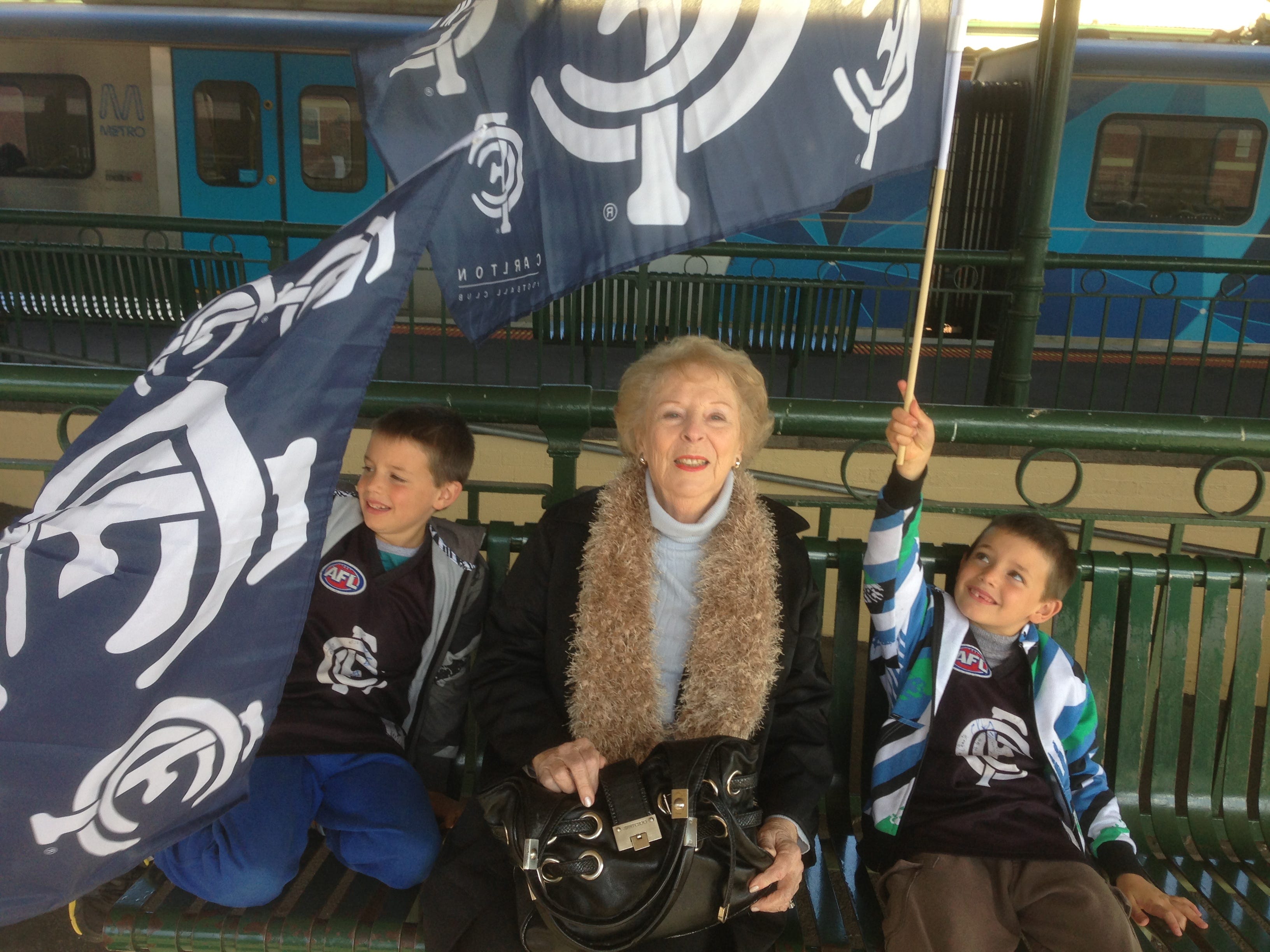 Twins with great grandmother