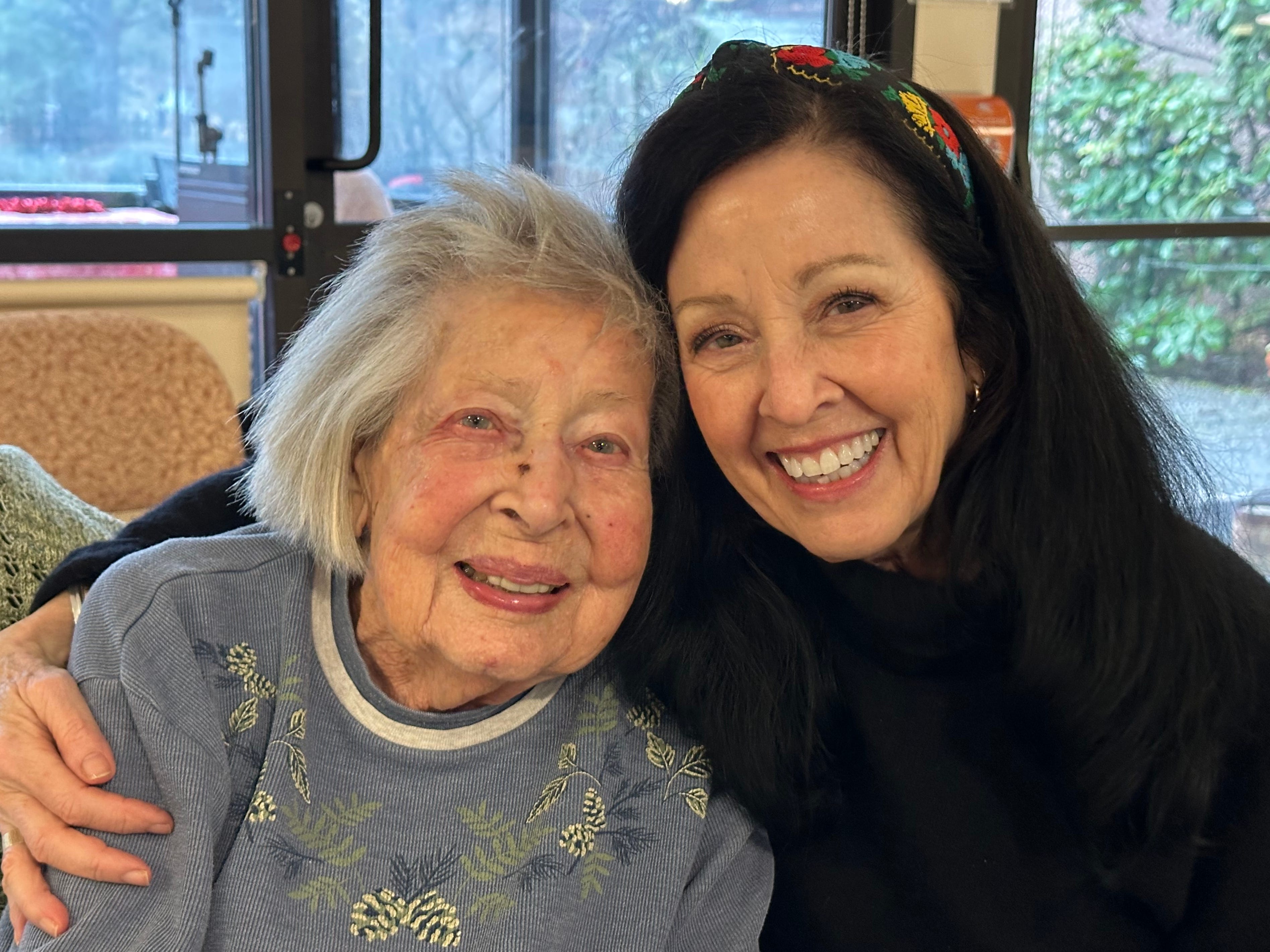 kathryn macdonnel with her superager mother in law