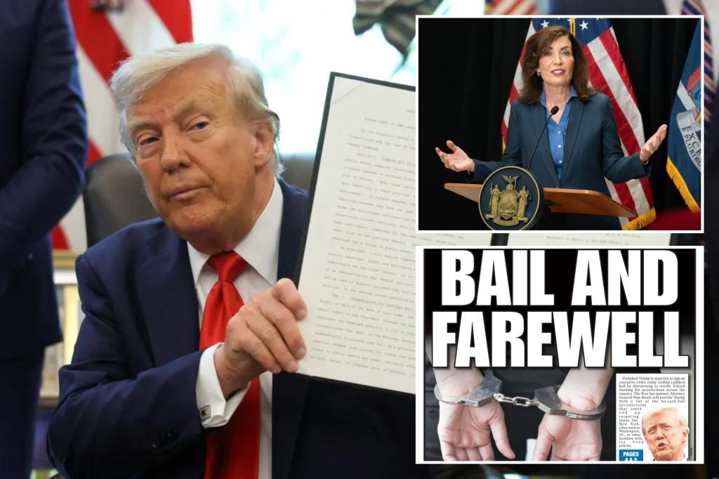 NY sweats out Trump’s cashless bail executive order as Hochul blasts admin over funding threats