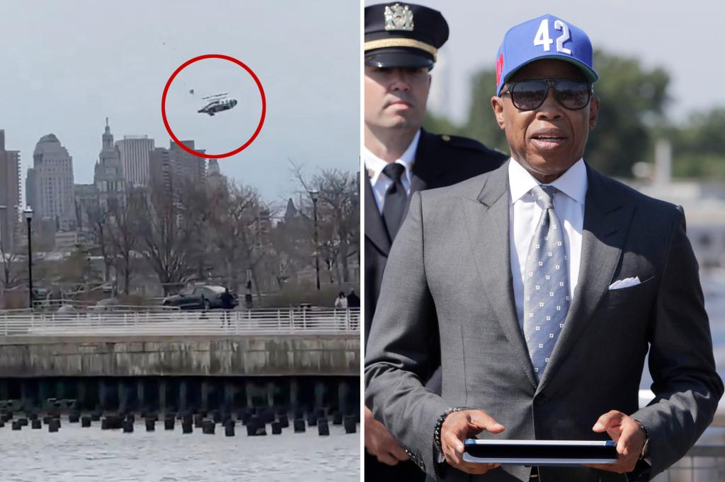 NYPD drone allows Mayor Adams to see real-time, bird’s eye view of NYC emergencies — including Park Avenue shooting, helicopter crash and more