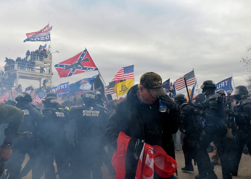 “Shame on you!” Wise screams in the video. “F--- ‘em! Kill ‘em, kill ‘em, get ‘em, get ‘em!”