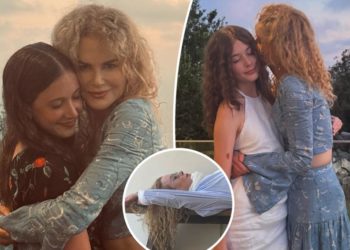 Nicole Kidman shows off her natural hair on family getaway: ‘Let the curls run free!’