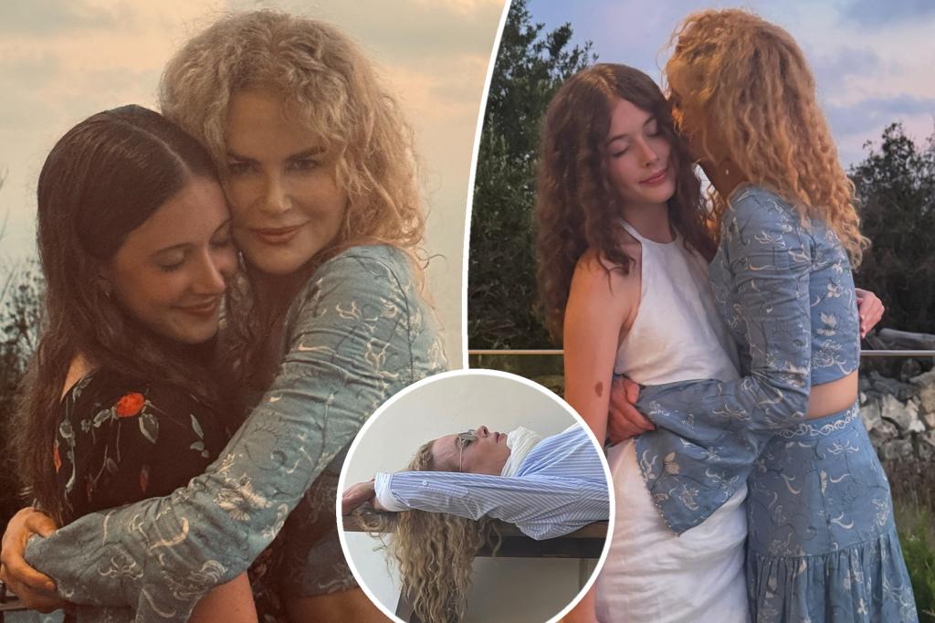 Nicole Kidman shows off her natural hair on family getaway: ‘Let the curls run free!’