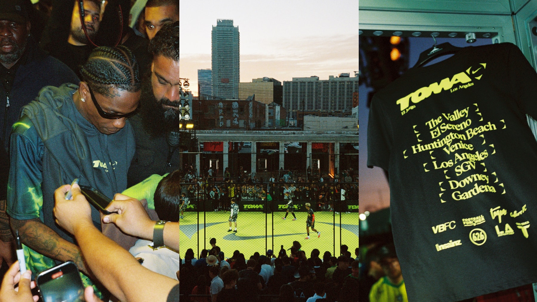 nike toma el juego toma la los angeles street soccer competition series summer-long football futbol vini jr didier drogba naomi girma travis scott california take the game paisaboys badfriend tiki taka futbol toque futsal football for her insainz la comunidad vbfc culture fc house of 626