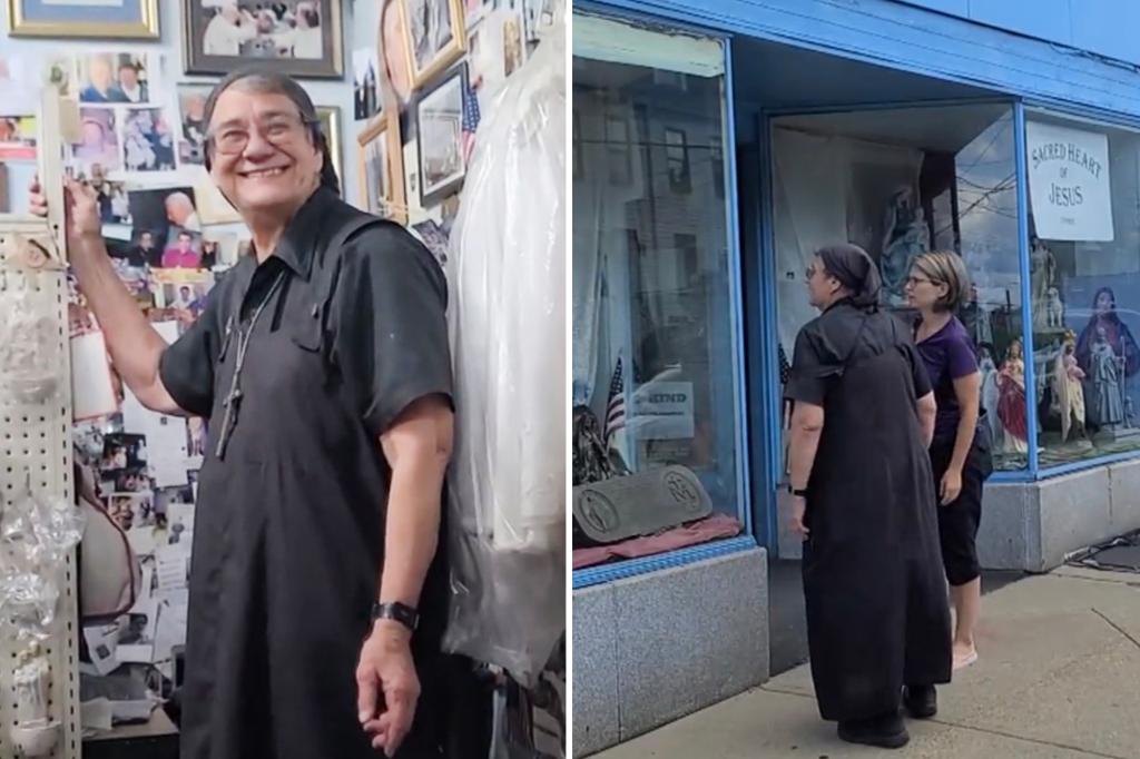 Nun chases down thief who stole credit cards from customer of religious goods shop
